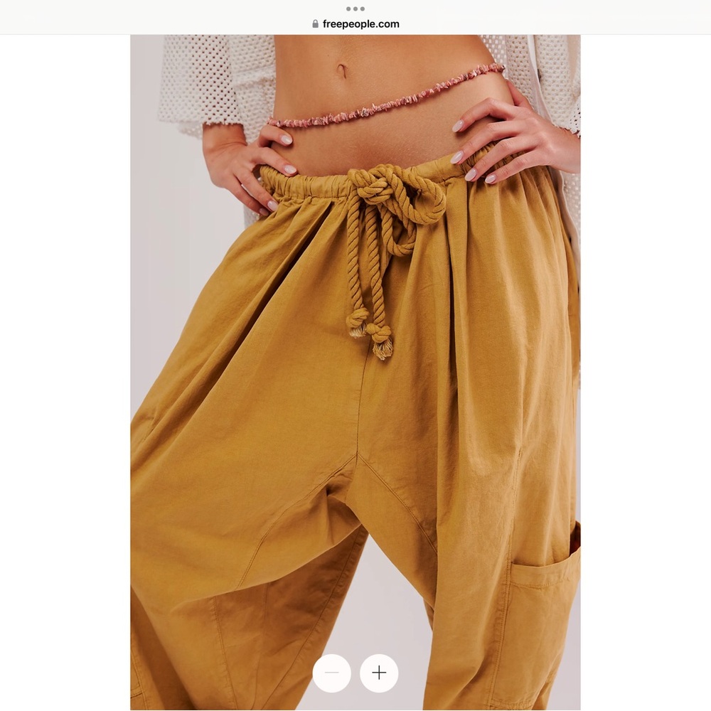 Free people Kahlani Harem pull-on pants